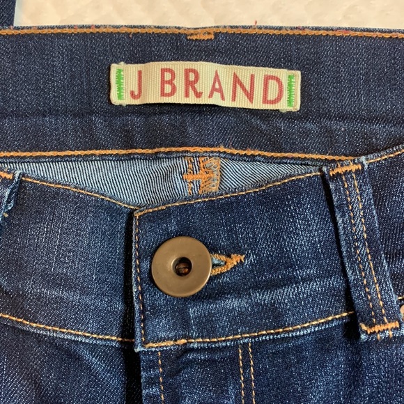 J BRAND Heartbreaker Mid Rise Mini Flare Leg Jeans, Dark Wash, Size 27 - Picture 7 of 16